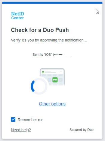 Duo Push Screen